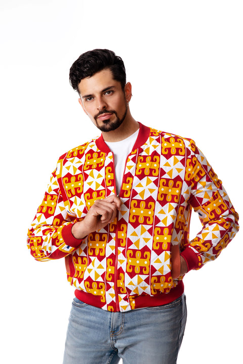 Vita Unisex African Print Reversible Jacket