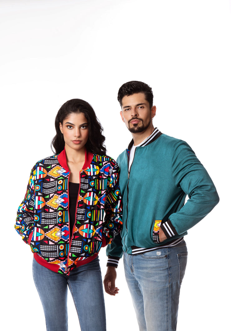 Onome Unisex African Print Reversible Jacket