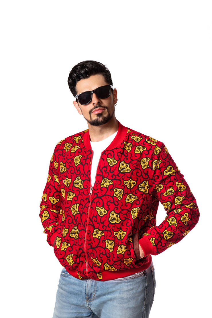 Emi Unisex African Print Reversible Jacket