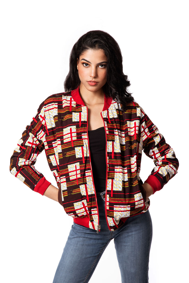 Koda Unisex African Print Reversible Jacket