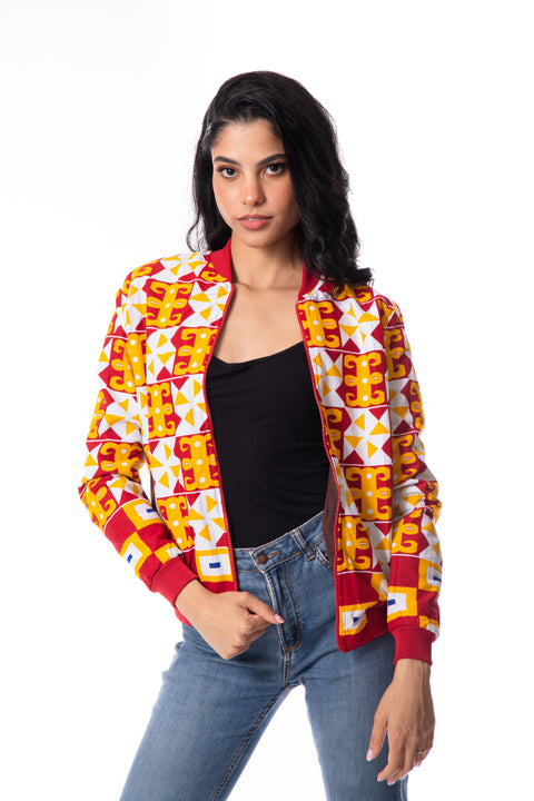 Vita Unisex African Print Reversible Jacket