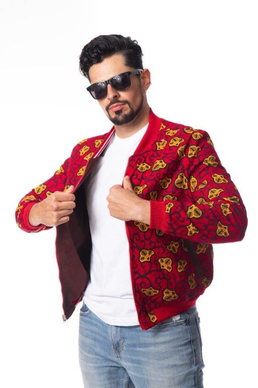 Emi Unisex African Print Reversible Jacket