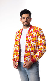 Vita Unisex African Print Reversible Jacket