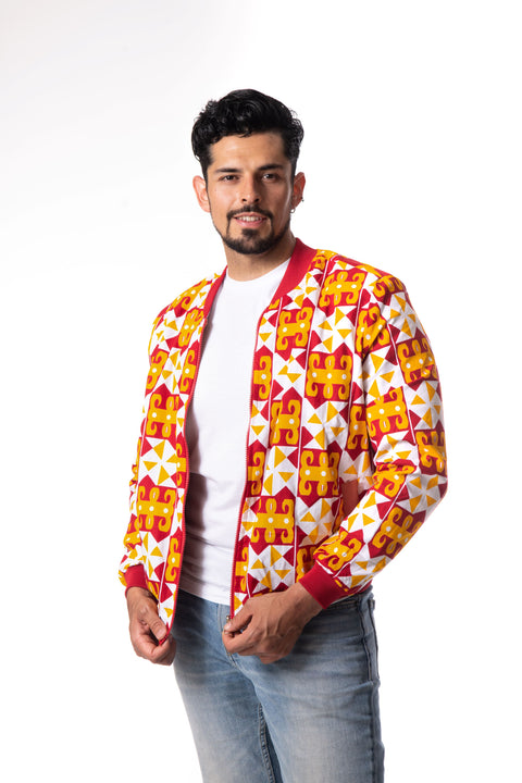 Vita Unisex African Print Reversible Jacket