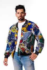 Abefe Unisex African Print Reversible Jacket