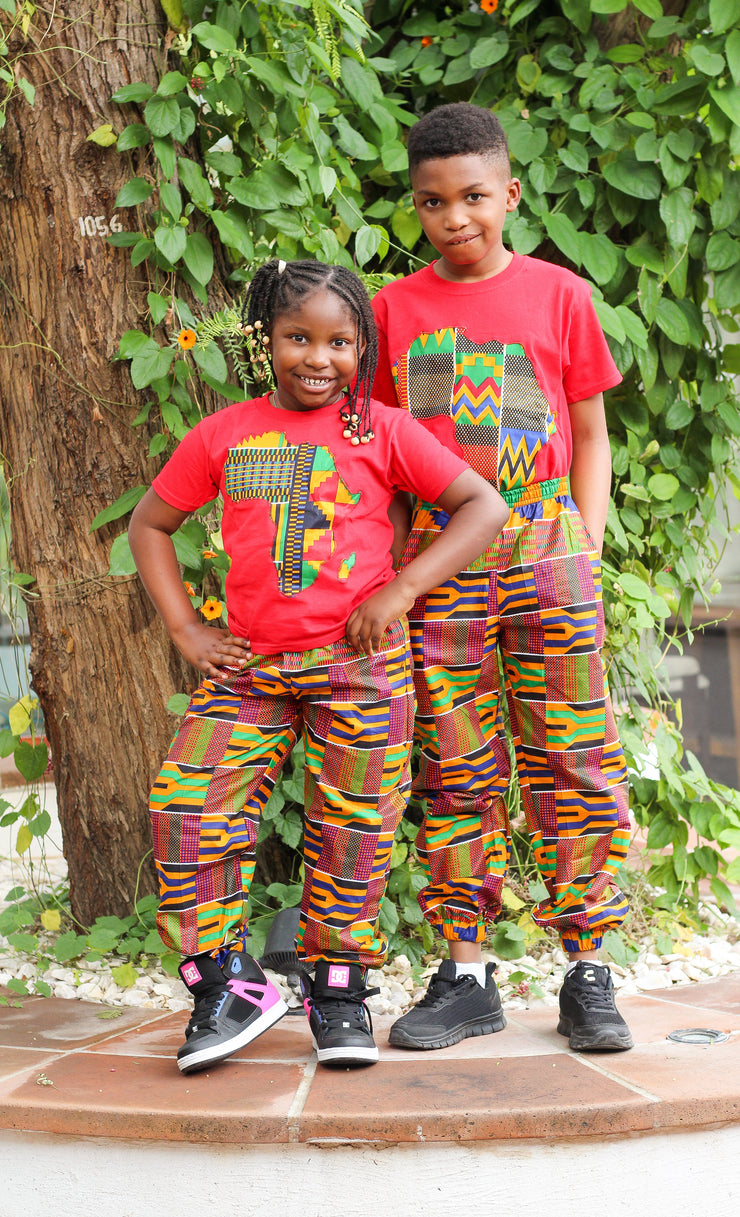 OLA African Prints Kids Unisex Trouser - TalkingBody