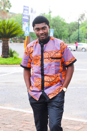 MOYO African Prints Men's Button Up Shirt - TalkingBody