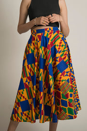 Rasmy Women's Flare Maxi Skirt