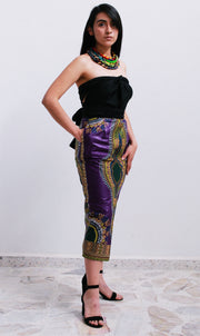 LAIDE 2 African Print Infinity Dress - TalkingBody