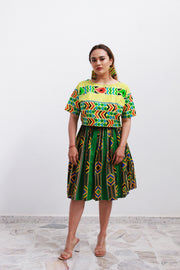 Ojuola African Prints Skirt - TalkingBody