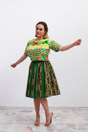 Ojuola African Prints Skirt - TalkingBody