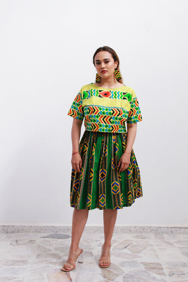 Ojuola African Prints Skirt - TalkingBody