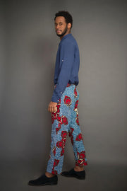 Akotu Men's Trouser (Leaf prints)