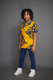 Sima Kids Shirt (Yellowish)