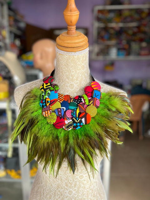 Bide Feathered Necklace - TalkingBody