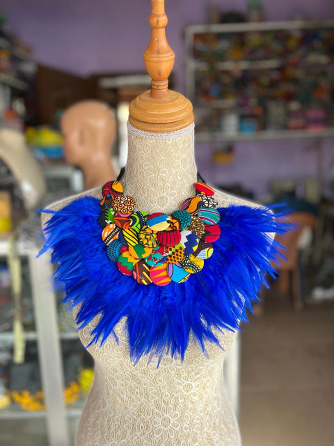 Bide Feathered Necklace - TalkingBody