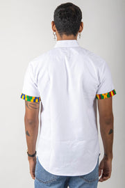 Bambam Men's Short Sleeves Shirt [white]