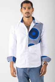Malik Men's Long Sleeve Shirt [white]